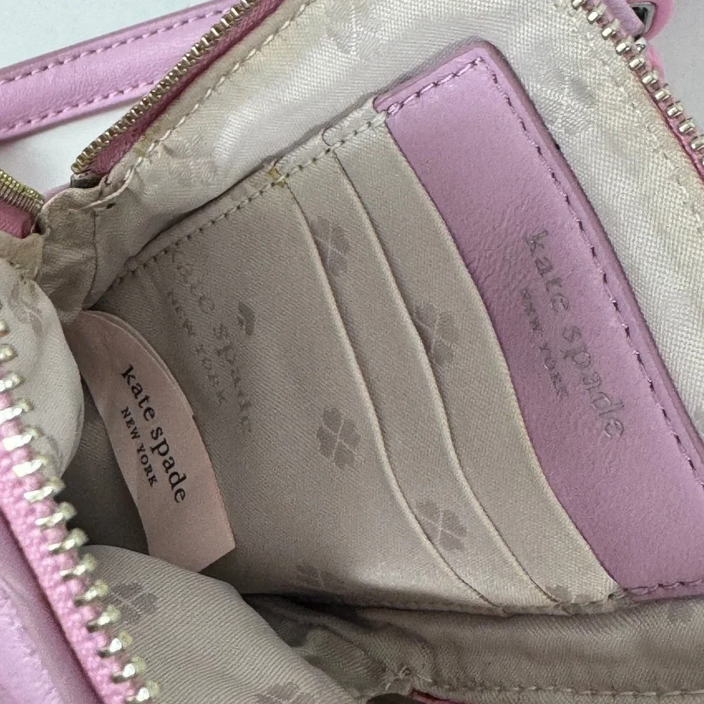 Kate Spade Amelia Resin Phone Crossbody Bag Sweet Pea Pink Quilted Leather NWT